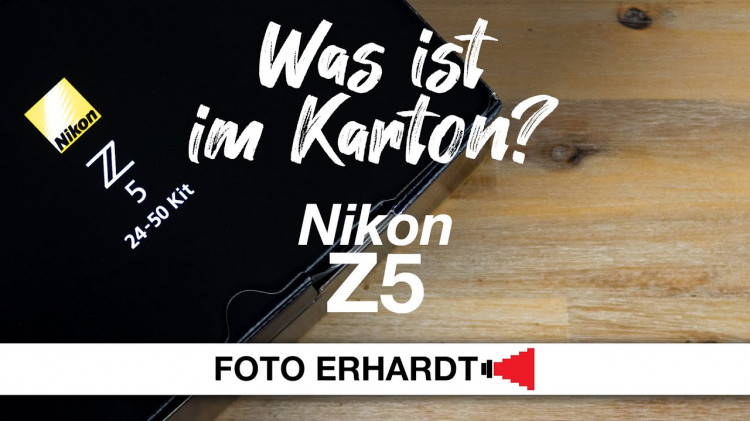 Was ist im Karton? Nikon Z5 24-50 (Unboxing)