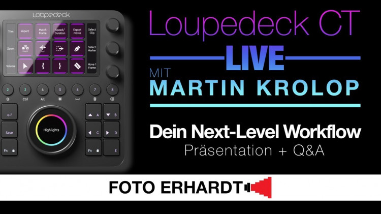 Das Loupedeck CT - LIVE - mit Martin Krolop | Präsentation + Q&A