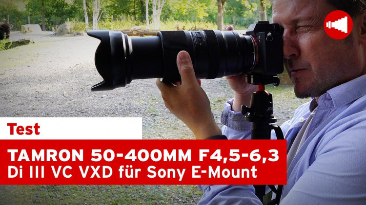 Ultra-Telezoom-Objektiv: Tamron 50-400mm f4.5-6.3 Di III VC VXD für Sony E-Mount